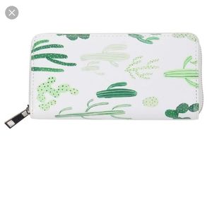 Cactus wallet travel vacation purse coin bag